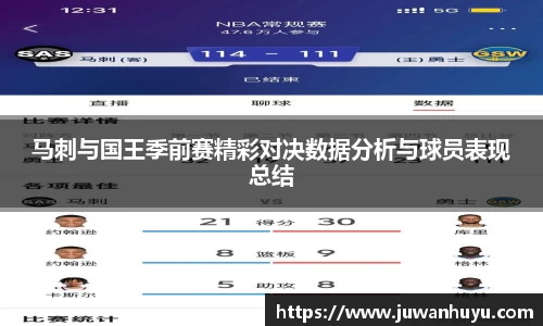 马刺与国王季前赛精彩对决数据分析与球员表现总结